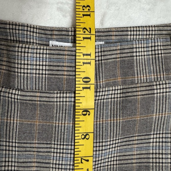 Nine West Plaid High Rise Pleated Dress Pants Size 6 Straight Business Casual - Picture 10 of 15